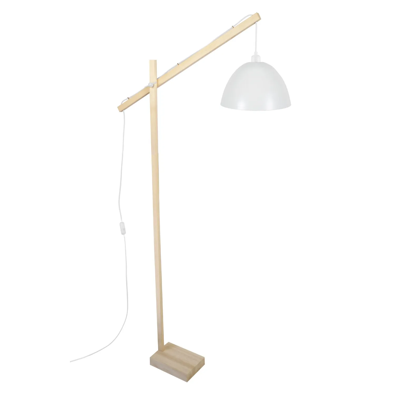 Tosel Enkel M piantana lettura 180 cm legno naturale