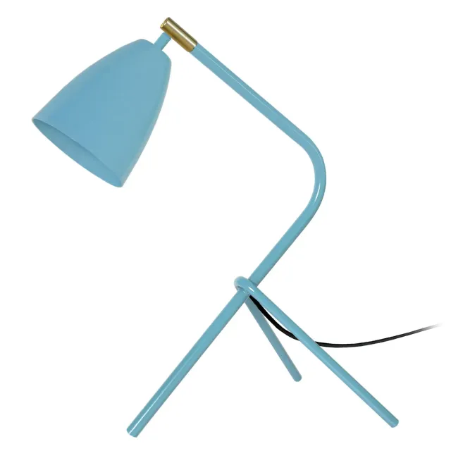 Tosel Larsen lampada scrivania treppiede Alluminio E14
