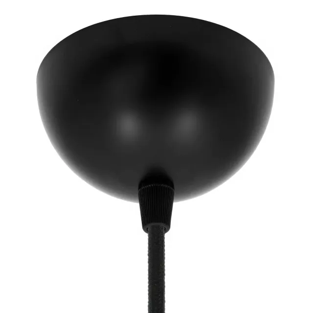 Creative Cables rosone emisferico soffitto nero 1 foro