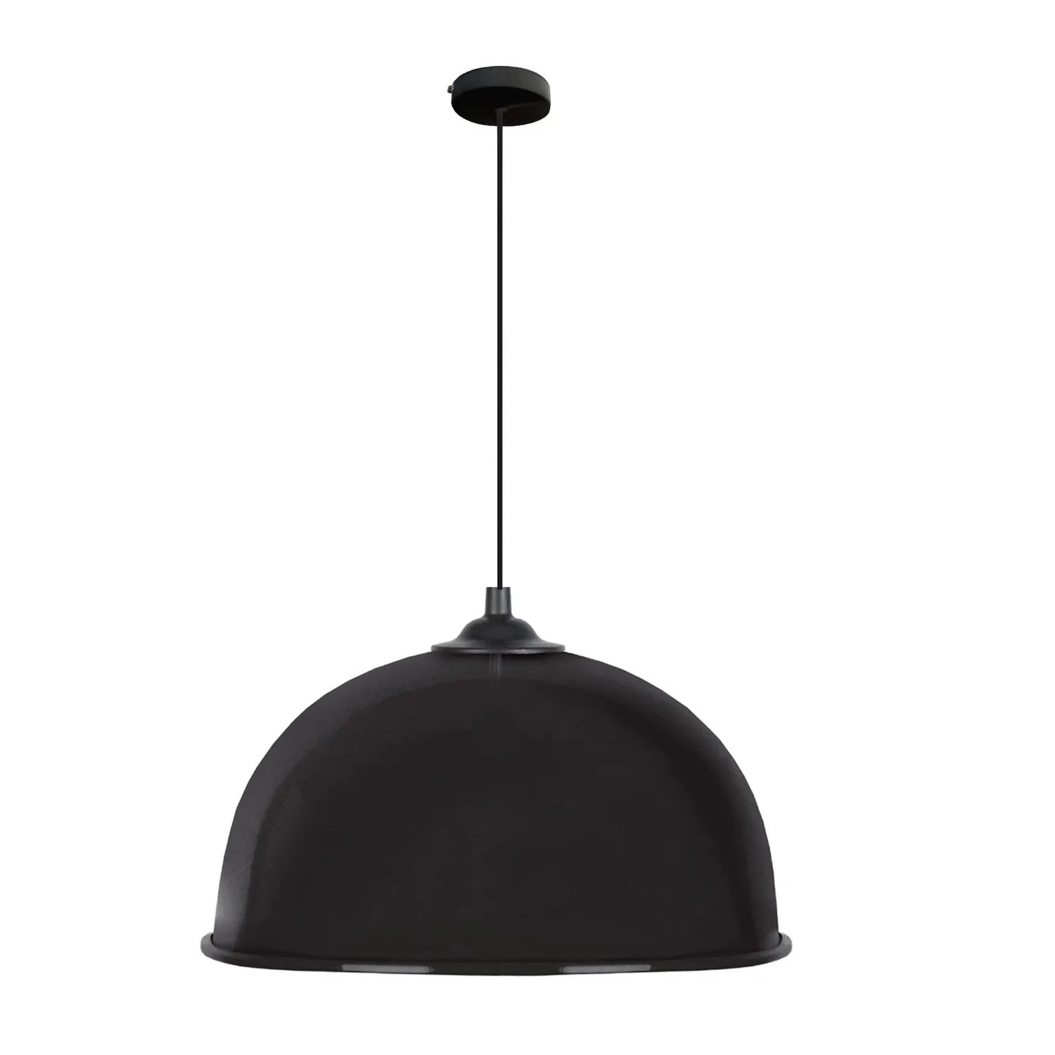 Tosel Half Ball sospensione 27 cm avorio soffitto basso