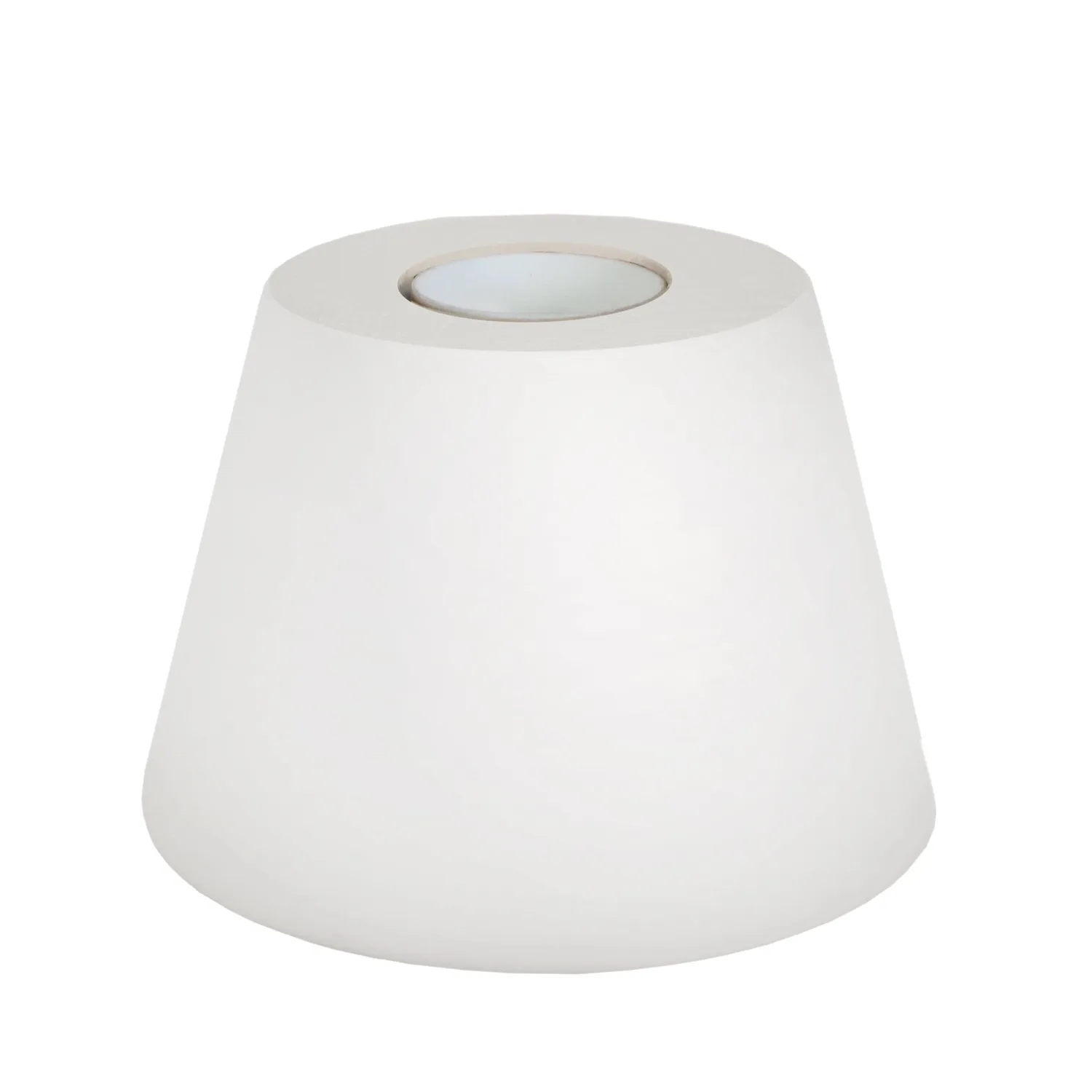 Tosel Cone Base Lampada Comodino D11cm Naturale Legno