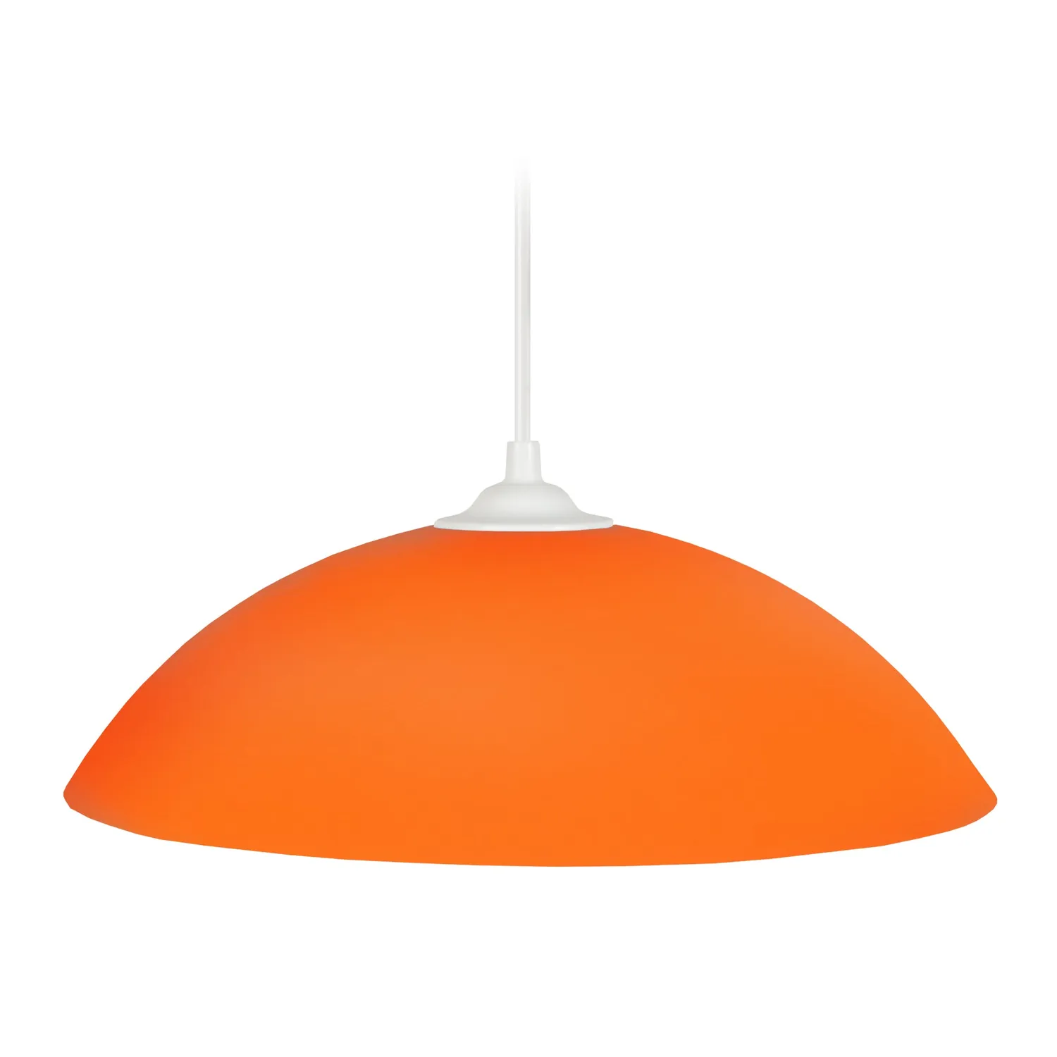 Tosel Demi Lune lampada a sospensione crema 30x60 cm metallo