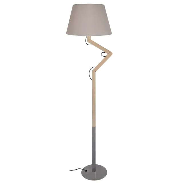 Tosel Geri piantana 169 cm alluminio ecru