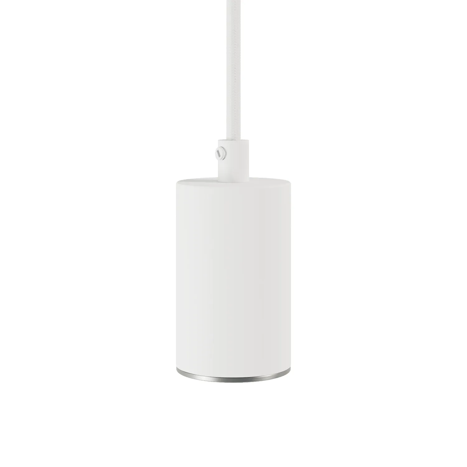Creative Cables Bispot faretto GU10 bianco titanio 8W
