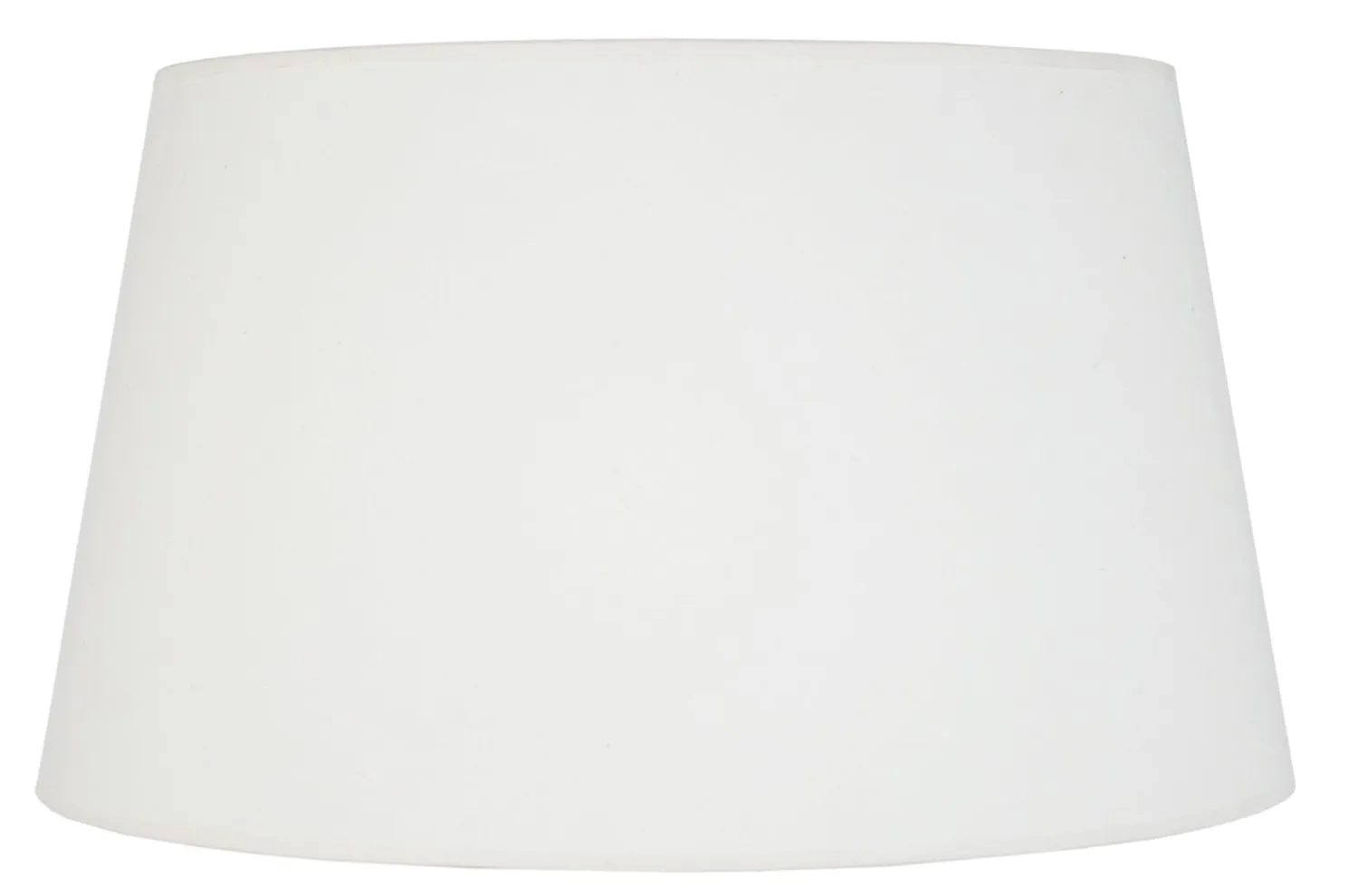Tosel Tambour 50 paralume bianco tessuto 50x30cm