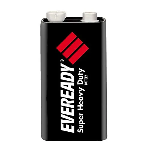 Eveready Super Heavy Duty Batteria 9V Zinco Carbone