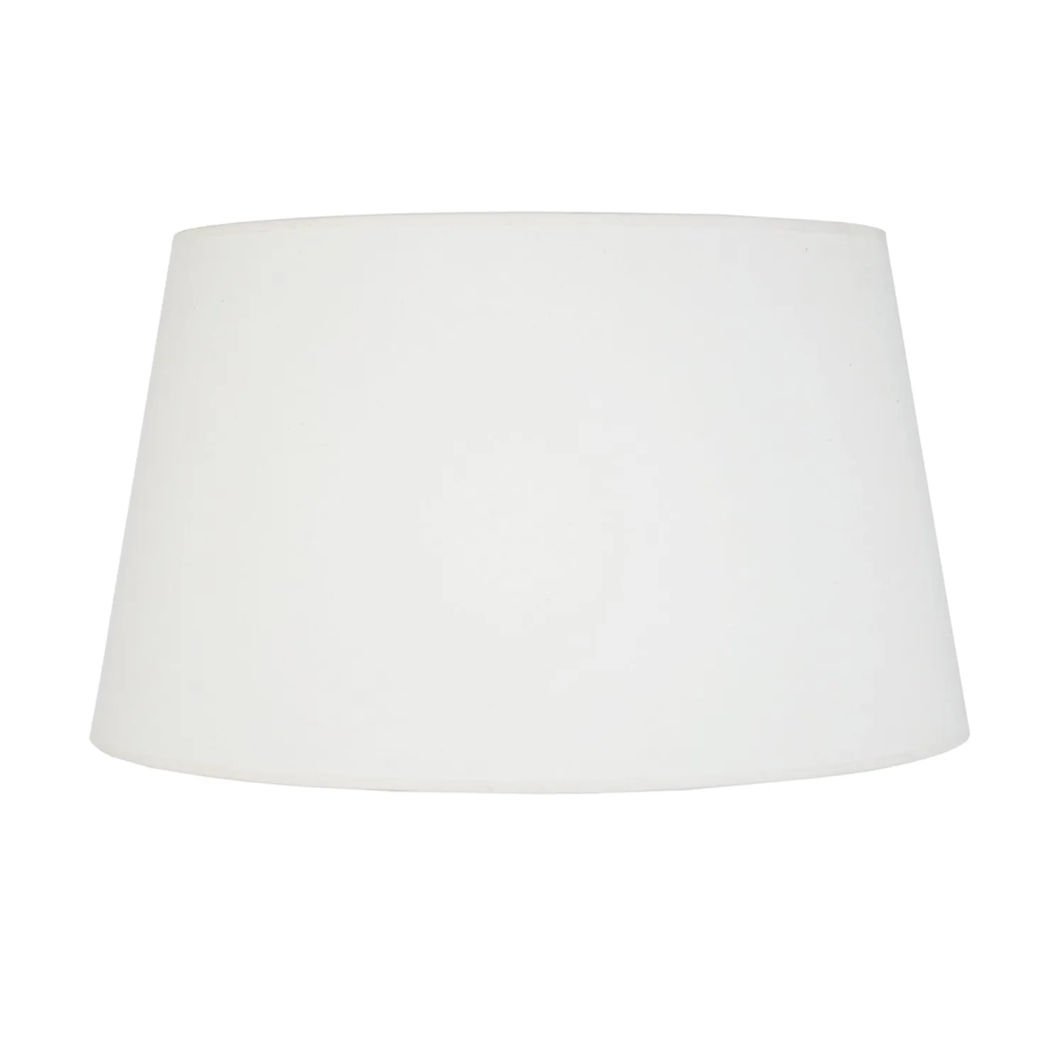 Tosel Tambour 50 paralume bianco tessuto 50x30cm