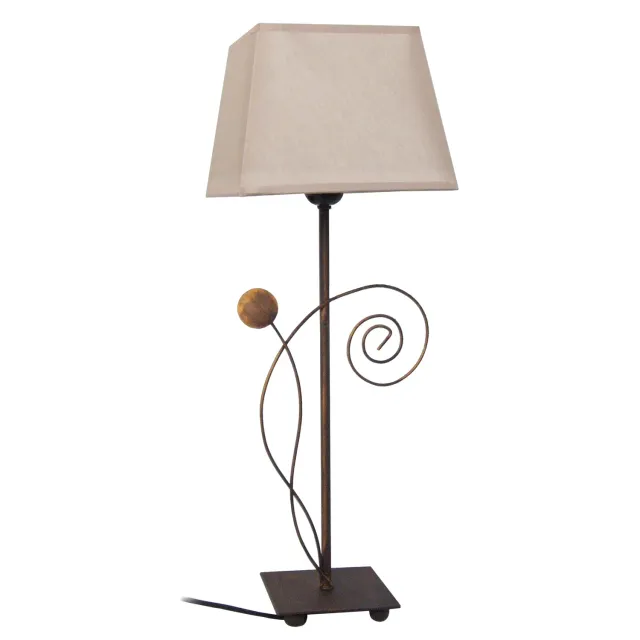 Tosel Perpetuum Lampada da Tavolo Marrone 30x47 cm
