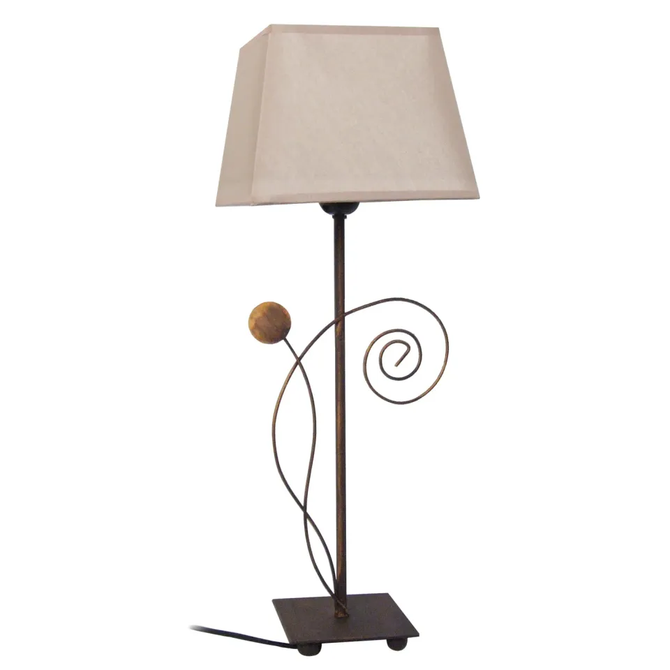Tosel Perpetuum Lampada da Tavolo Marrone 30x47 cm