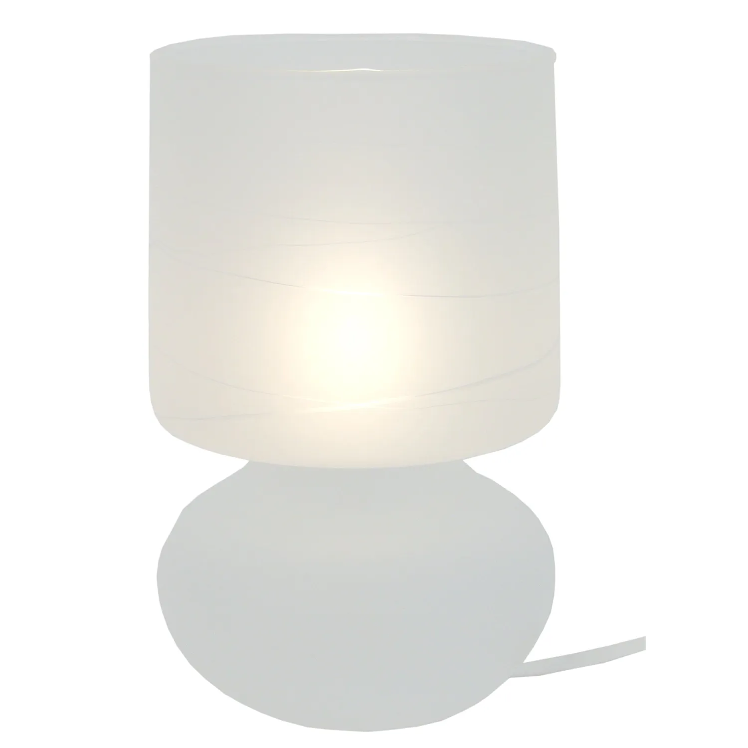 Tosel Katia lampada da tavolo vetro turchese 24 cm E14