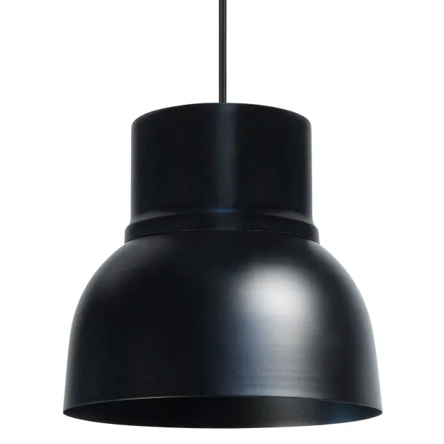 Tosel Cloche sospensione 25x100cm bianca cupola E27