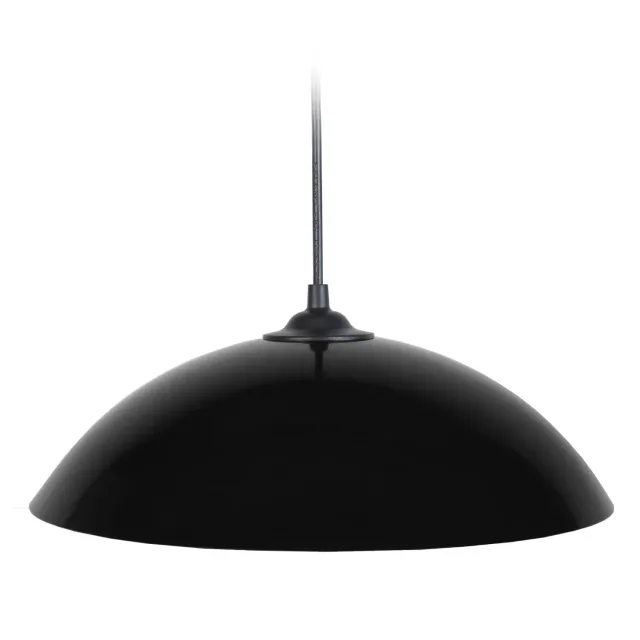 Tosel Demi Lune sospensione cupola metallo 29x100 cm