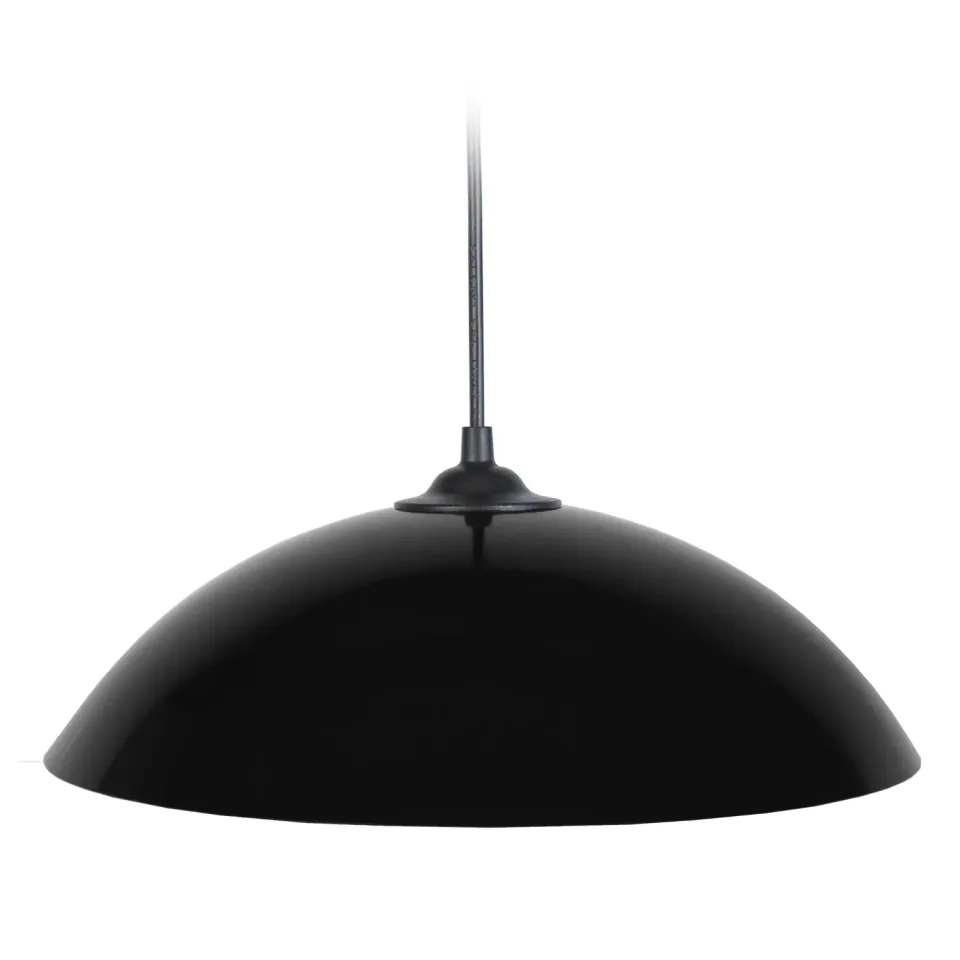Tosel Demi Lune sospensione cupola metallo 29x100 cm