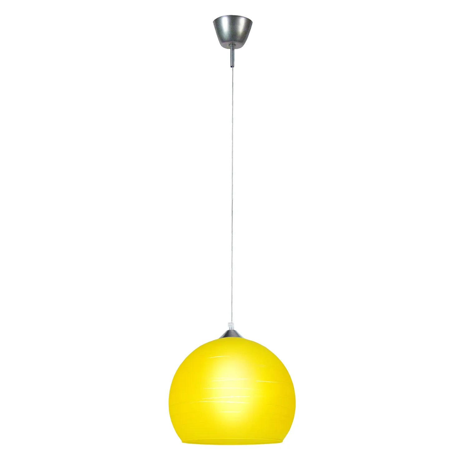 Tosel GLOBE LIGNES sospensione vetro bianco 30x100 cm