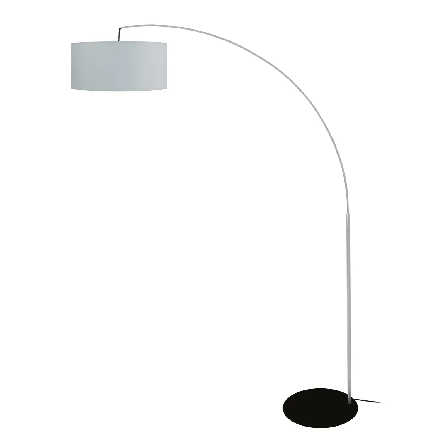 Tosel Hamilton piantana arco metallo nero 150x190 cm