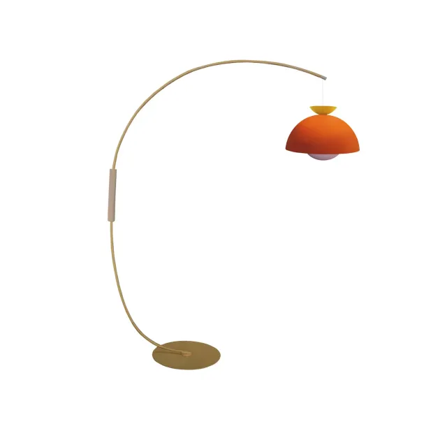Tosel Agata Curve piantana arco metallo 43x195 beige