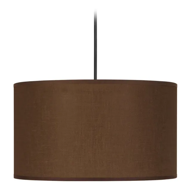 Tosel Cuttack sospensione cilindro tessuto marrone 30x100 cm