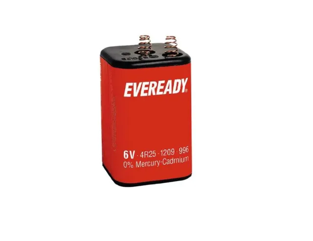 Eveready 4R25 Batteria 6V Zinco-Carbone