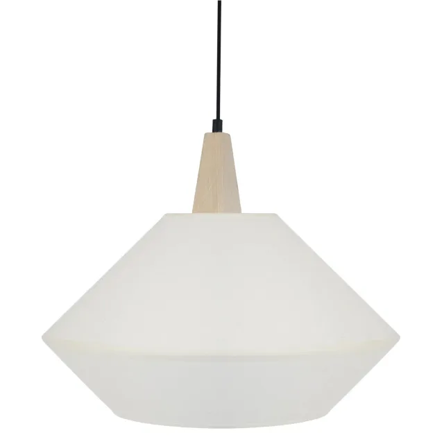 Tosel BELFORT sospensione legno ecrù 40x100 cm