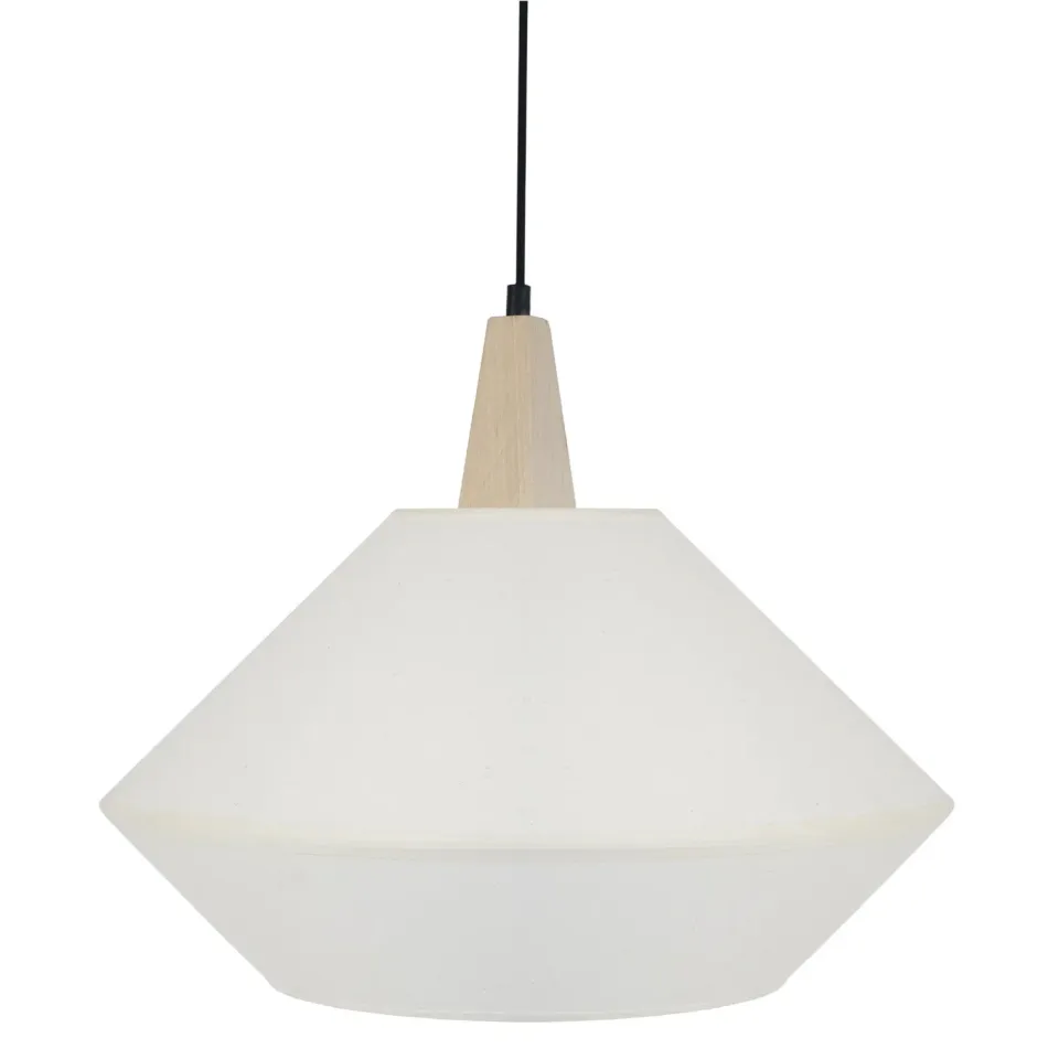 Tosel BELFORT sospensione legno ecrù 40x100 cm