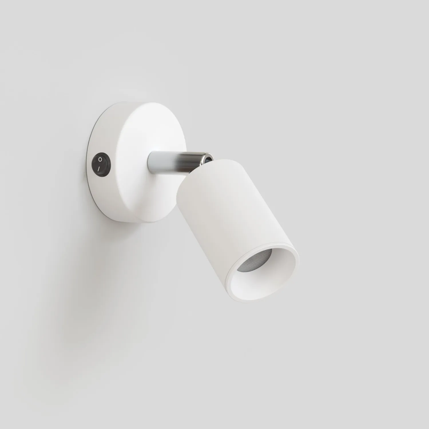 Creative Cables Bispot faretto parete bianco con interruttore