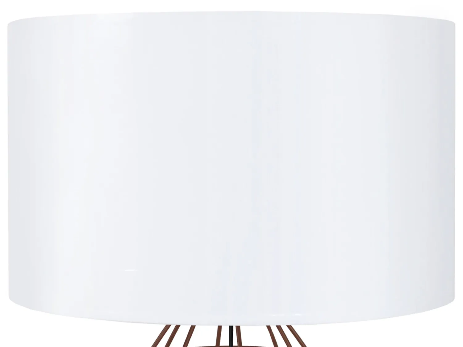 Tosel Craparola lampada da tavolo matita bianco 35x52cm