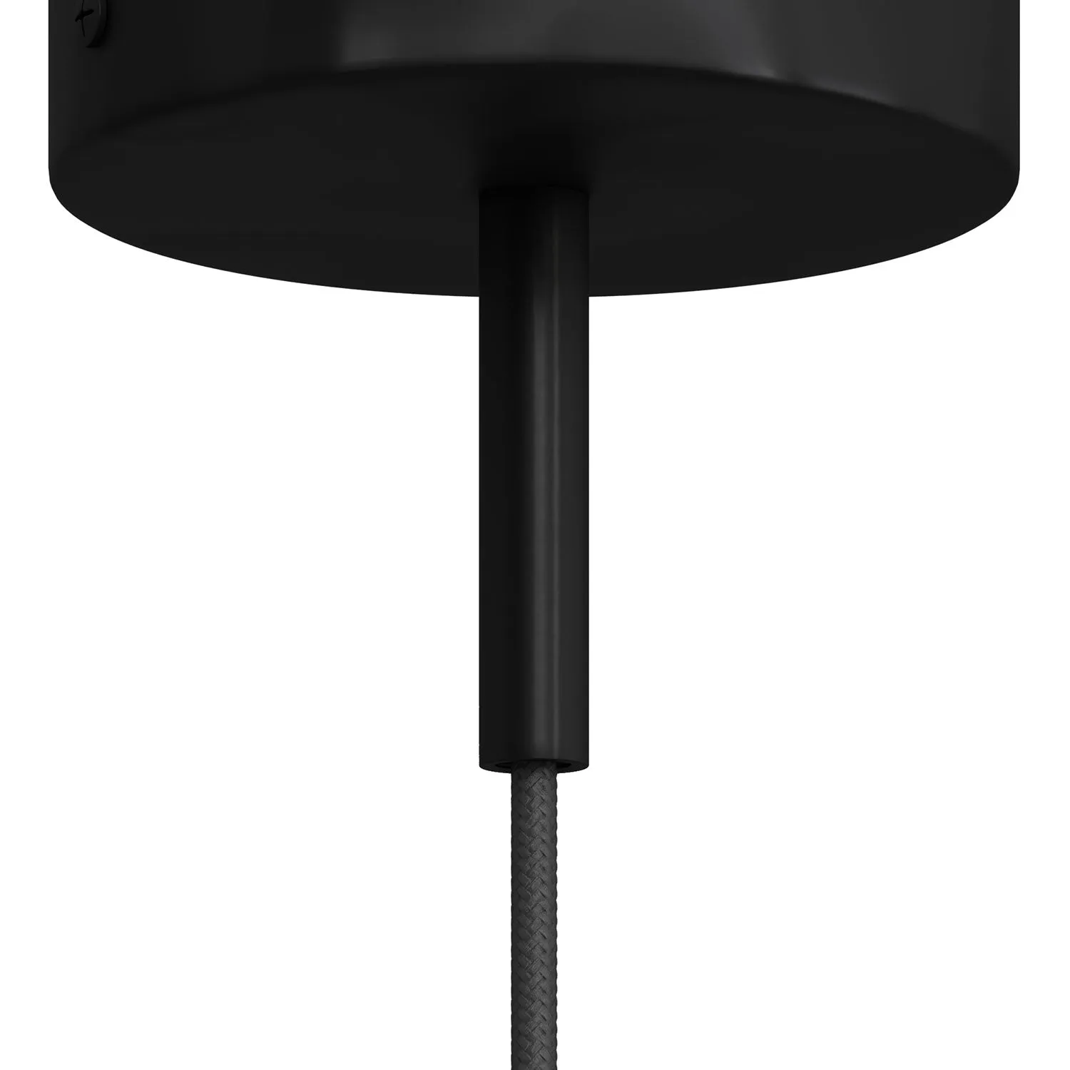 Creative Cables serracavo cilindrico nero 7 cm metallo