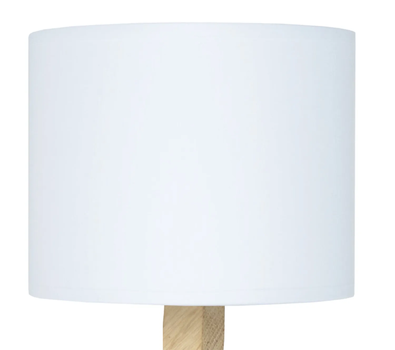 Tosel Mokuzai Applique Parete Legno Tessuto Naturale Bianco 22x28