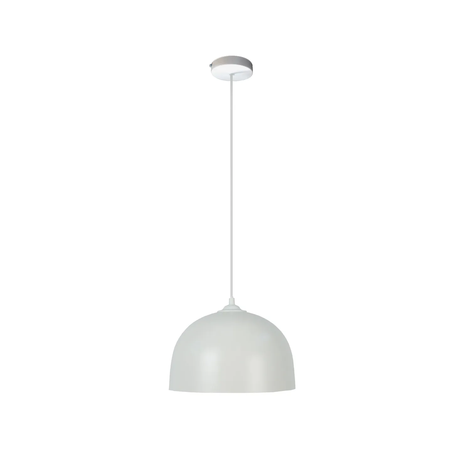Tosel Hamilton sospensione metallo bianco avorio 24x100 E27