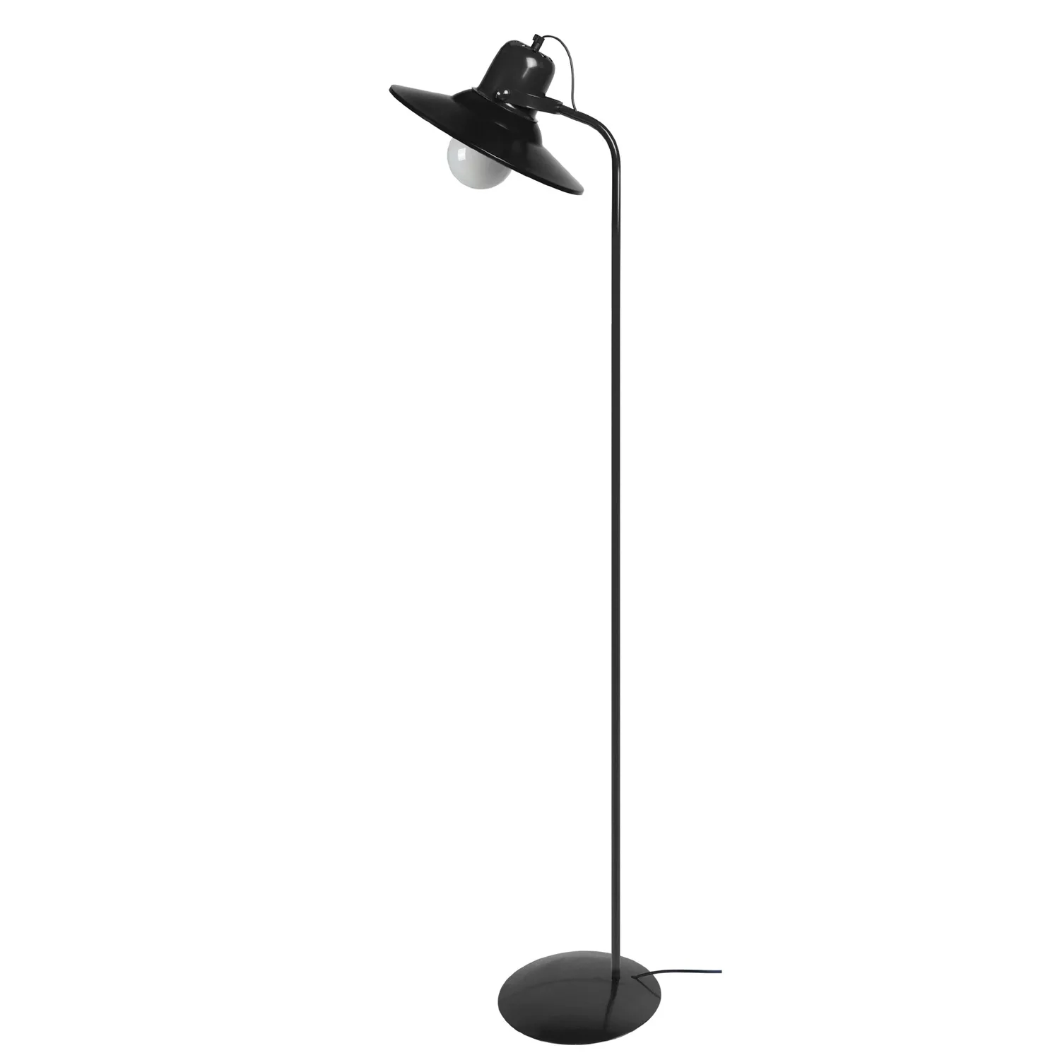 Tosel Lodge piantana lettura nera snodabile 29x150cm