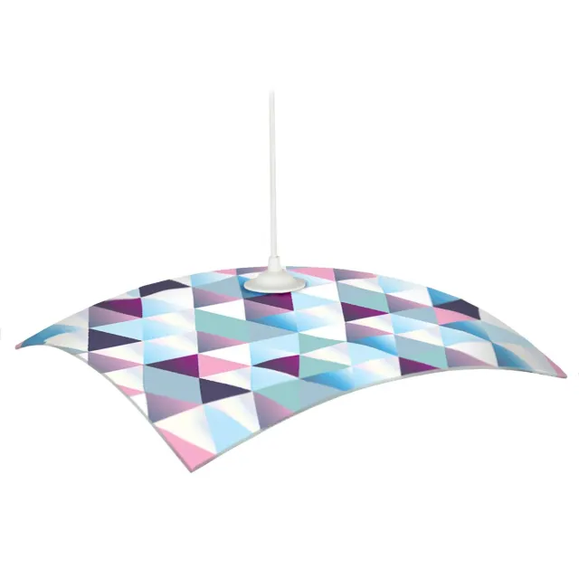 Tosel Diamonds sospensione vetro multicolore 40x100 cm