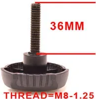 American DJ LTS-2 M8x36 manopola grande ricambio stativo