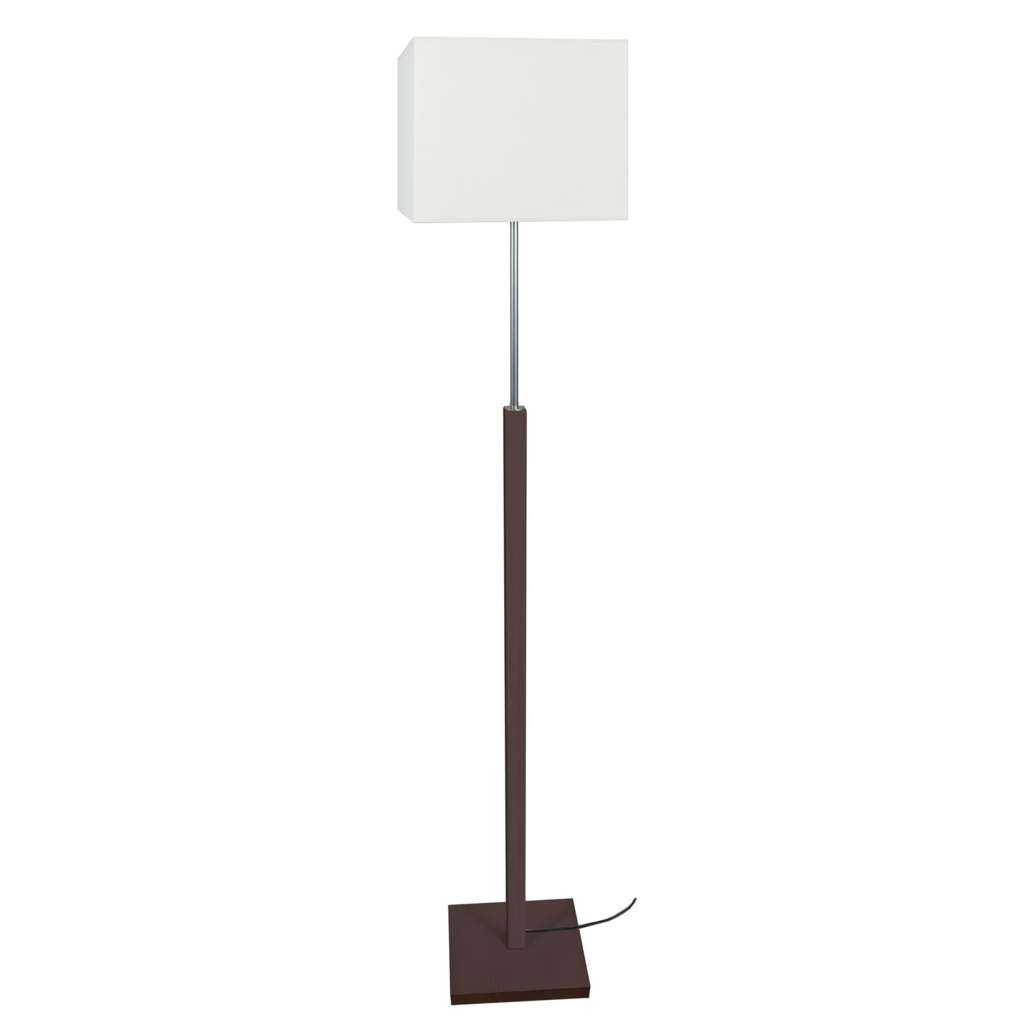 Tosel Frigga piantana colonna legno naturale-bianco 30x156cm E27