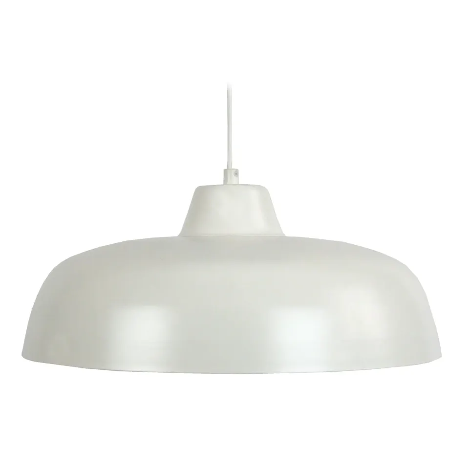 Tosel TROG sospensione cupola bianca 30x100 cm metallo