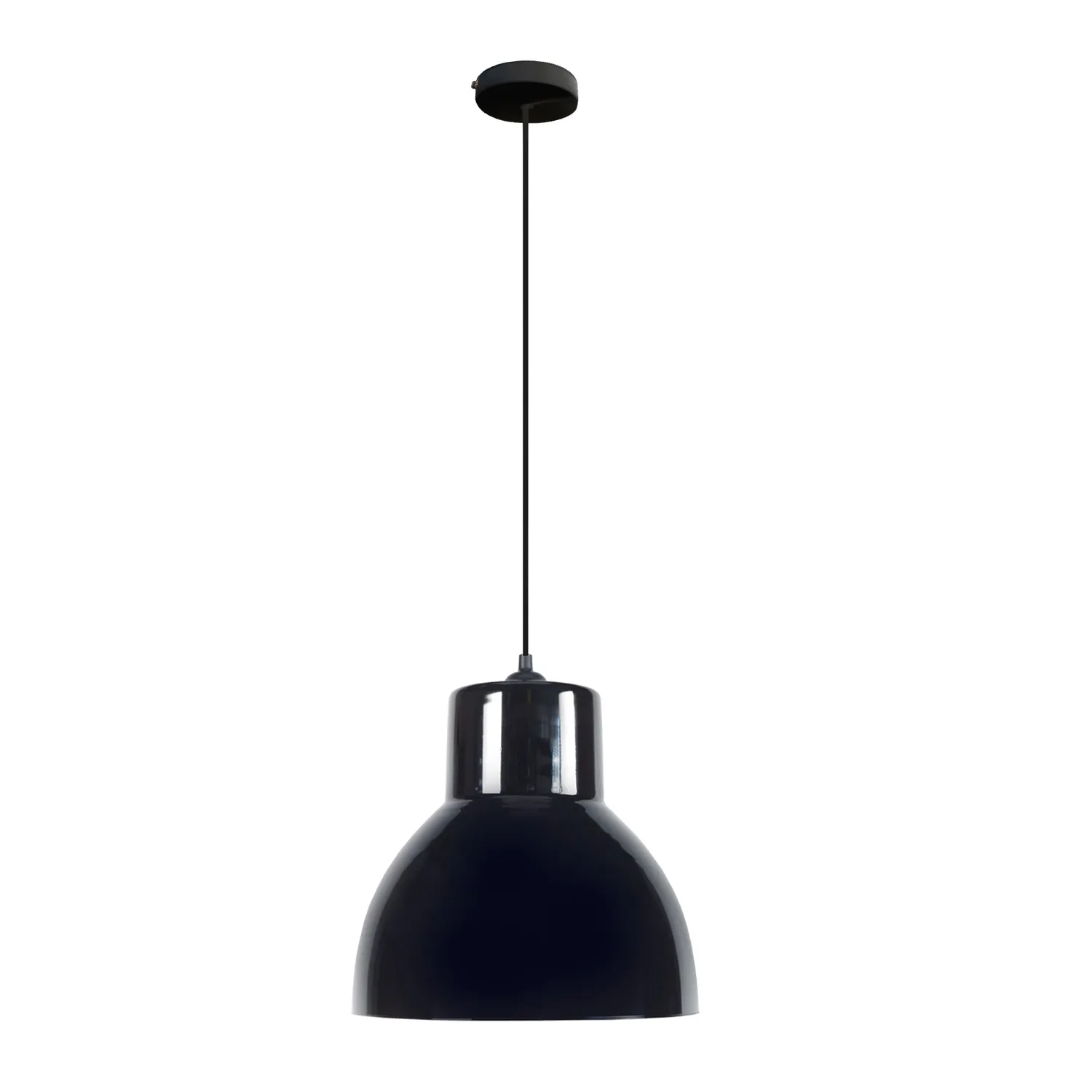 Tosel Cloche Verre B sospensione cupola vetro 25x100cm bianca