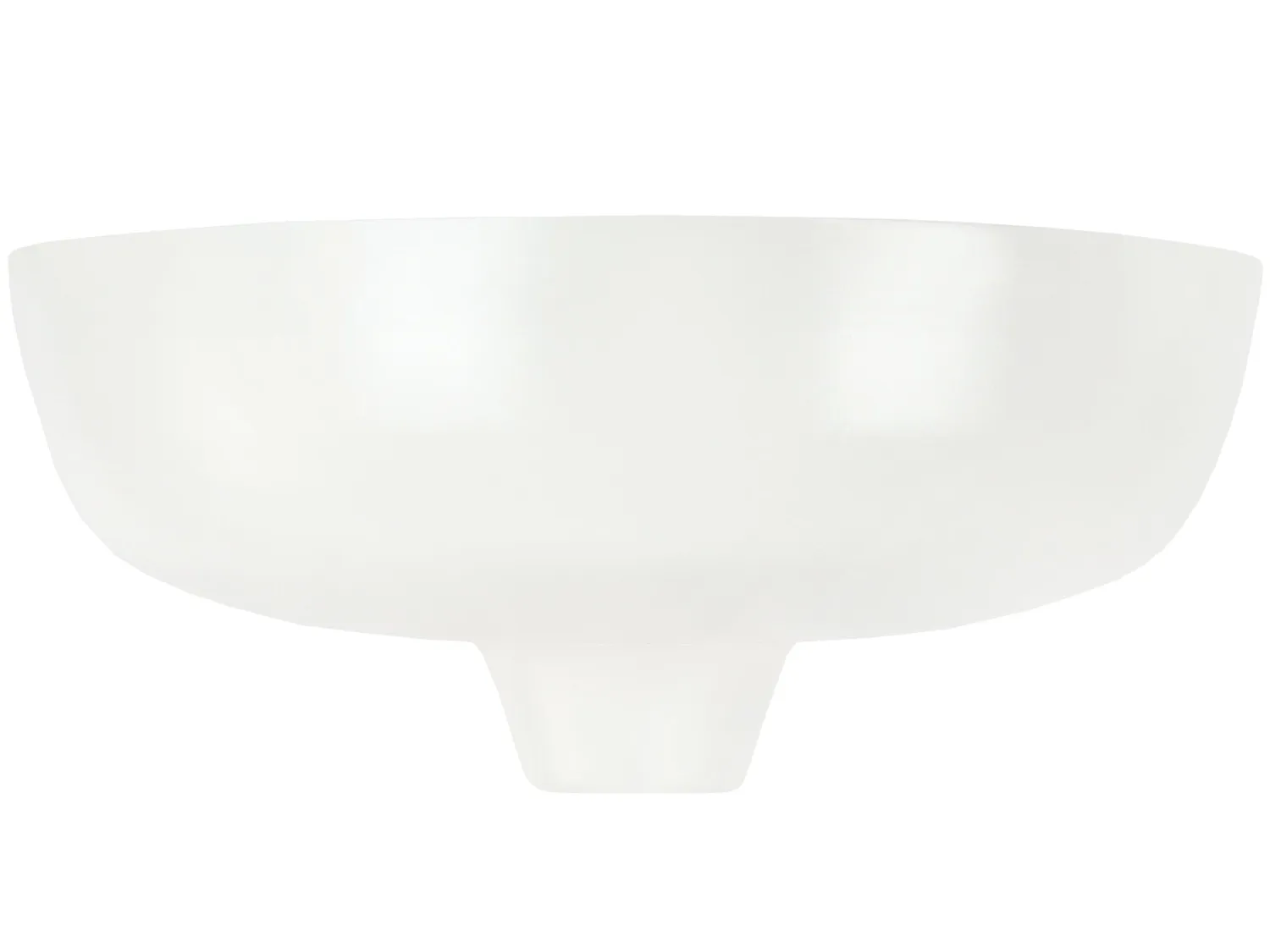 Tosel Trog paralume metallo cupola avorio 30x13,2 cm
