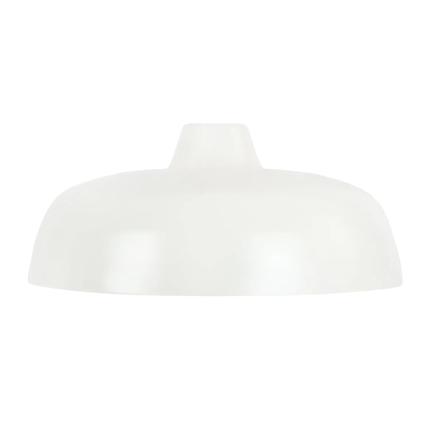 Tosel Trog paralume metallo cupola avorio 30x13,2 cm