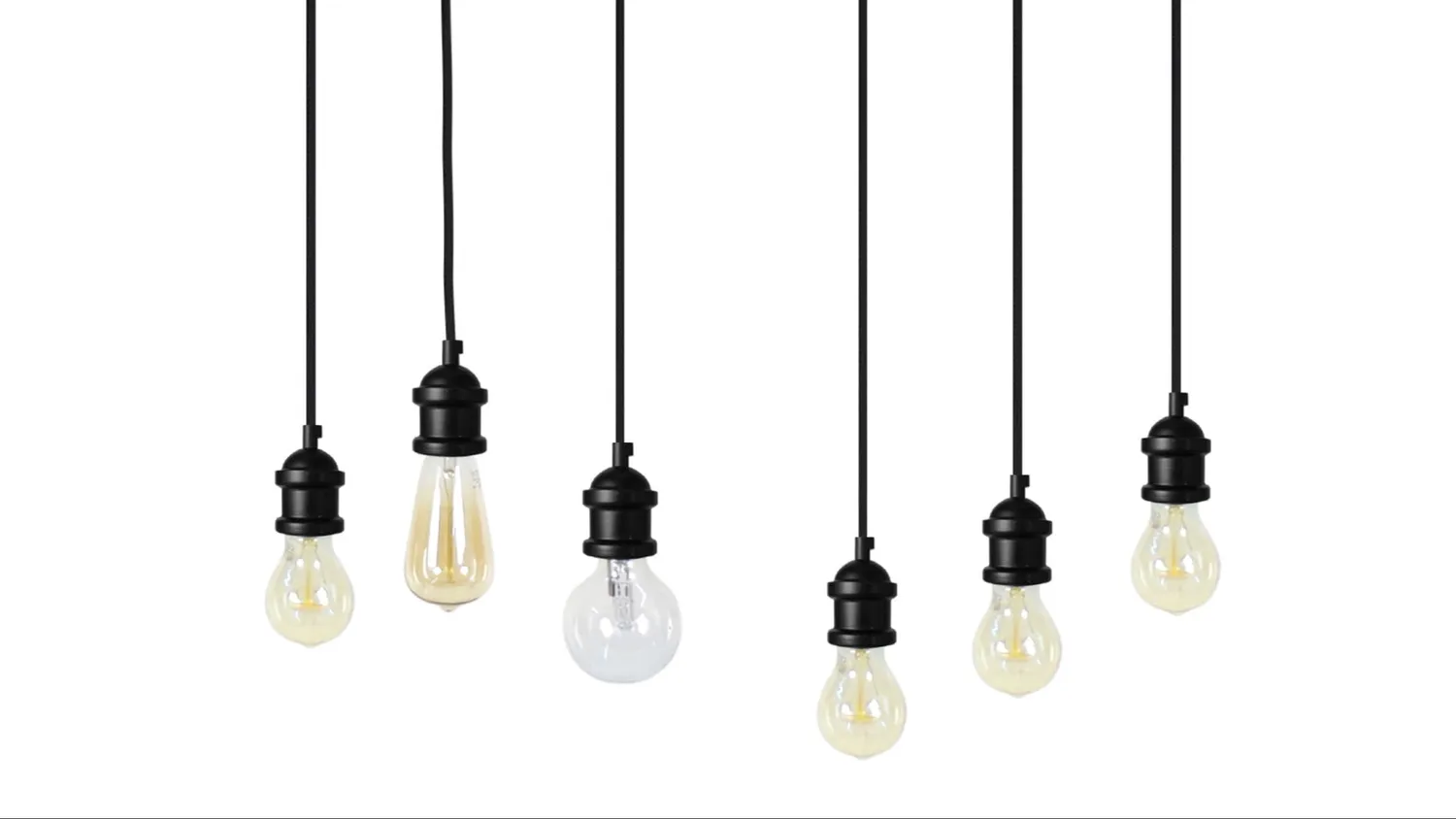 Tosel Brooklyn lampadario legno naturale 6 luci