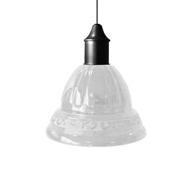 Tosel Campania sospensione 16x95cm vetro E27