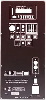 American DJ ELS GO 15BT pannello posteriore