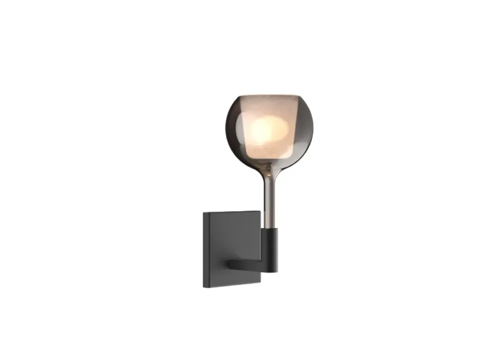 Penta Glo Mini applique nero oro rosa specchiato G9