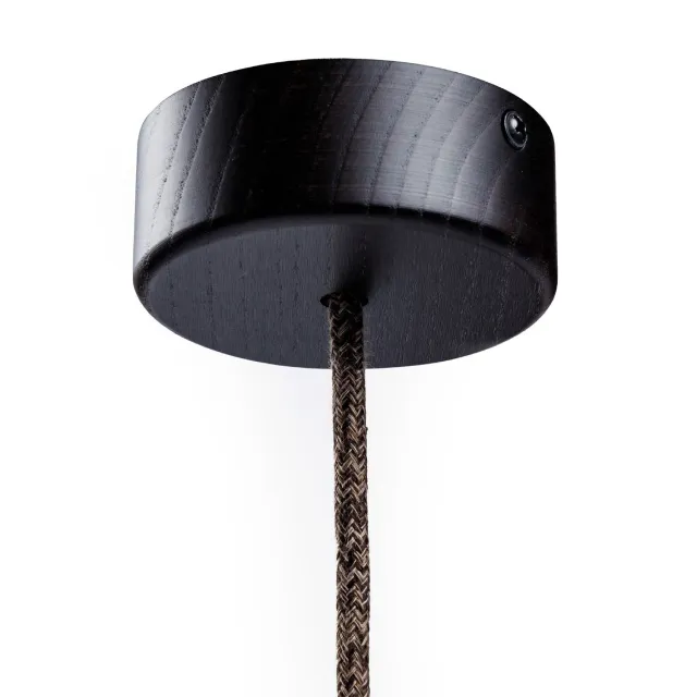 Creative Cables Mini rosone soffitto legno 1 foro wenge