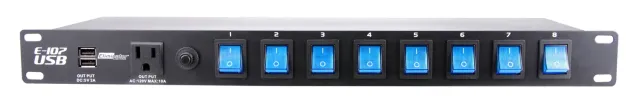 American DJ E-107USB power center rack 8 canali accessorio