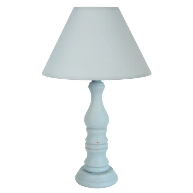 Tosel Issy lampada tavolo legno 25x41 cm bianco