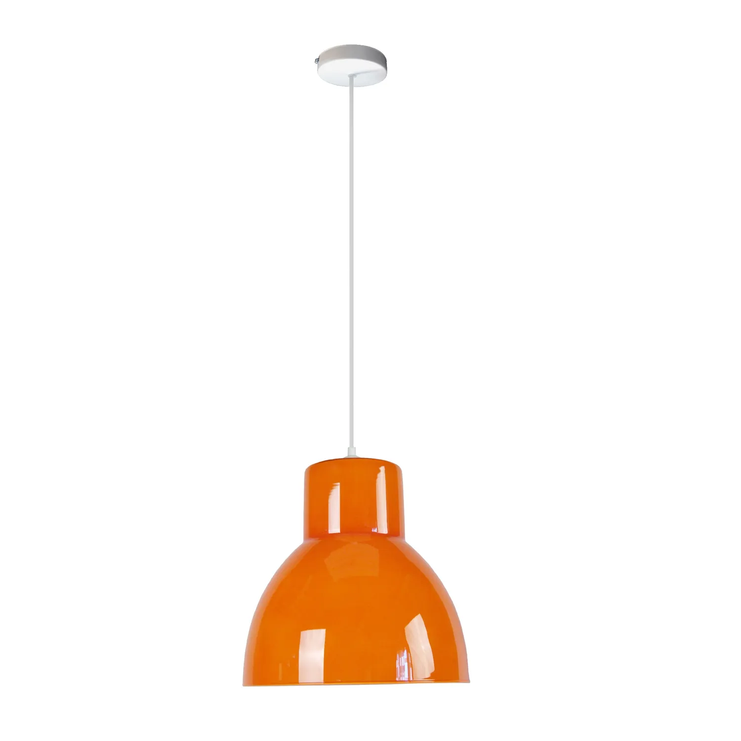 Tosel Cloche Verre sospensione campana vetro nero 30x100cm
