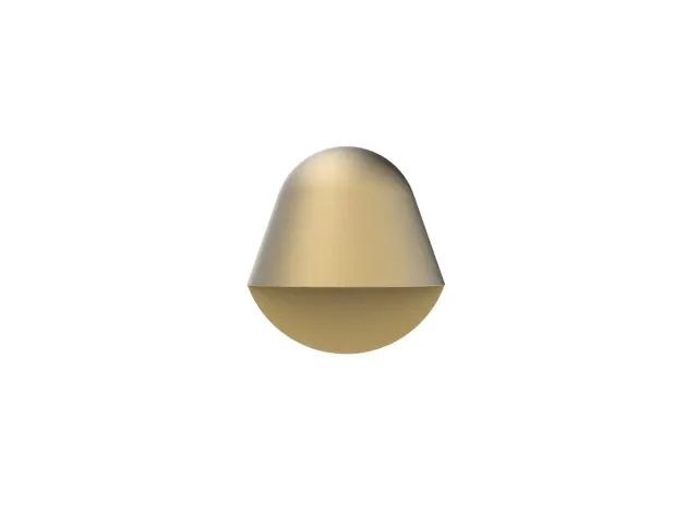 Penta Enoki applique oro opaco LED 3000K dimmerabile