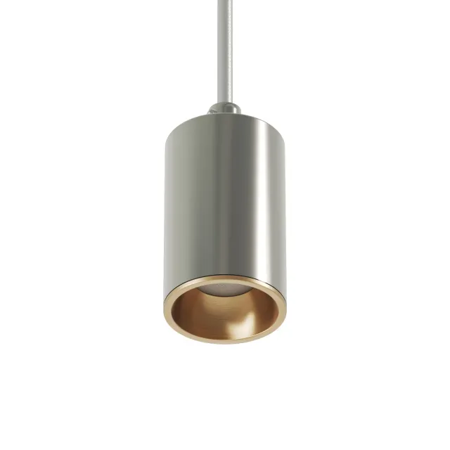 Creative Cables Bispot faretto GU10 cromo bronzo con lampadina