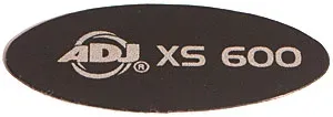 American DJ XS 600 decal adesivo ricambio originale