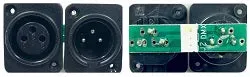 American DJ Furious THR scheda PCB XLR 3 pin maschio femmina