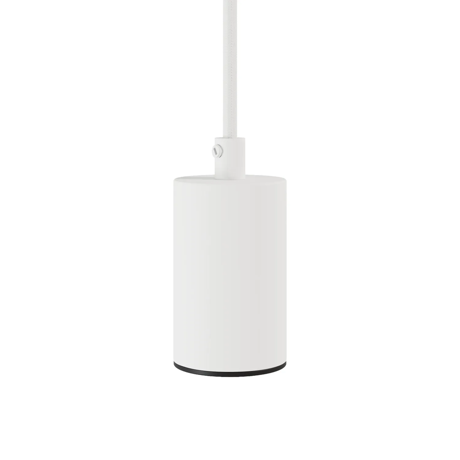 Creative Cables Bispot faretto GU10 bianco opaco nero con lampadina